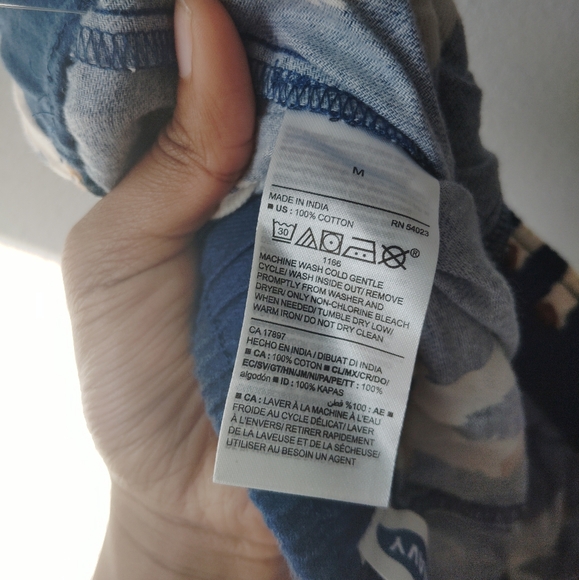 Old Navy Yeti Blue Pajama Pants - Picture 5 of 5